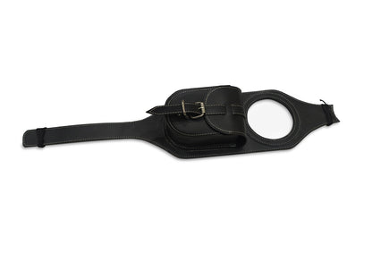 For Royal Enfield Classic 650 Fuel Tank Belt with Pouch, Black Color