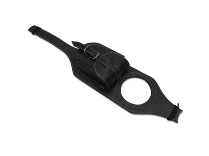 For Royal Enfield Classic 650 Fuel Tank Belt with Pouch, Black Color