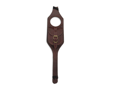 For Royal Enfield Classic 650 Fuel Tank Belt with Pouch, Cherry Brown
