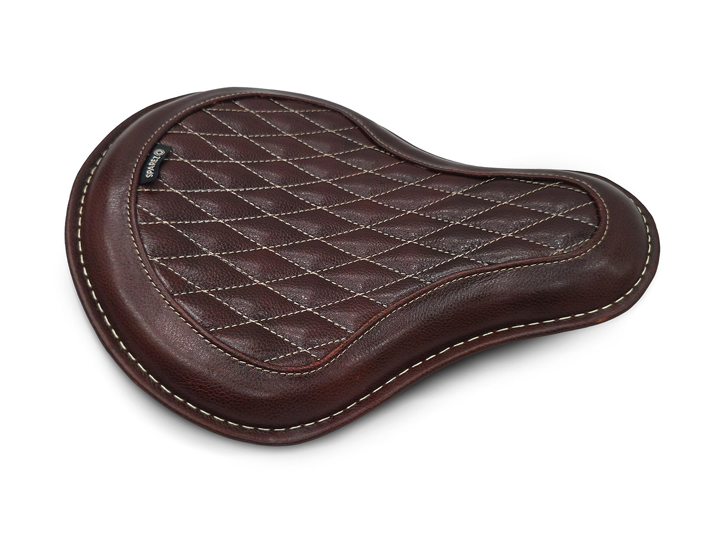 For Royal Enfield Classic 650 Genuine Leather Front Rider Seat Antique Brown