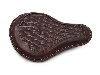For Royal Enfield Classic 650 Genuine Leather Front Rider Seat Antique Brown