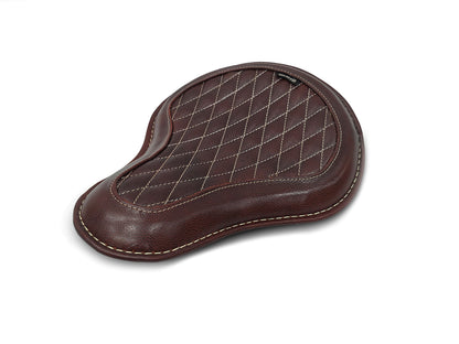 For Royal Enfield Classic 650 Genuine Leather Front Rider Seat Antique Brown
