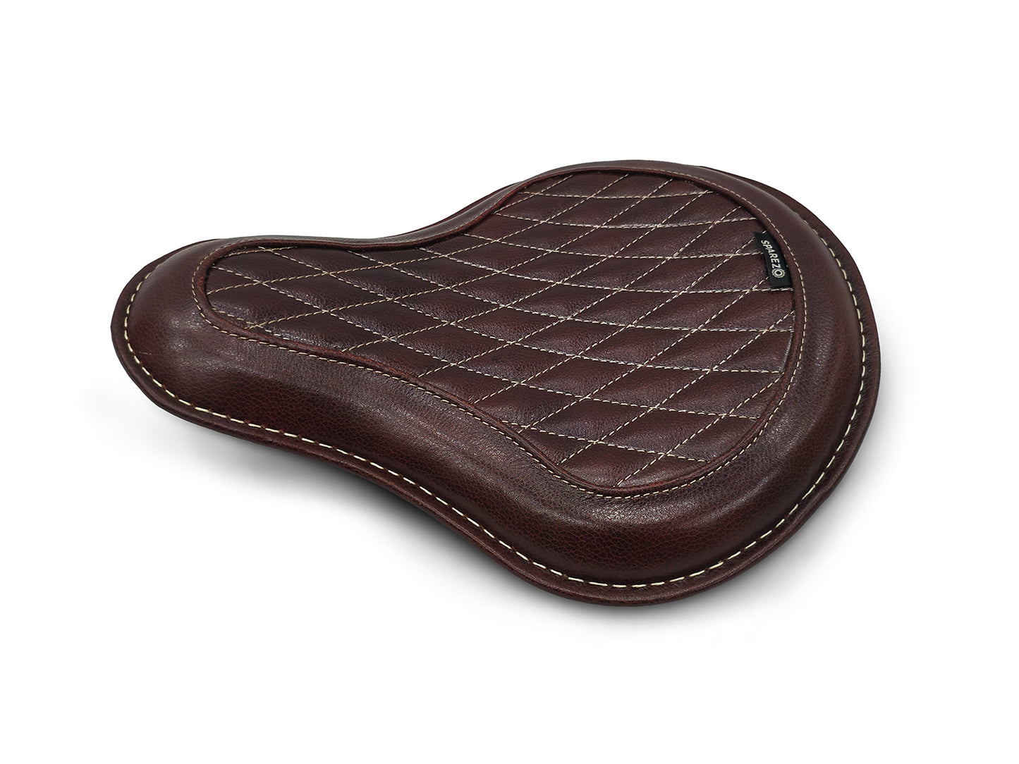 For Royal Enfield Classic 650 Genuine Leather Front Rider Seat Antique Brown