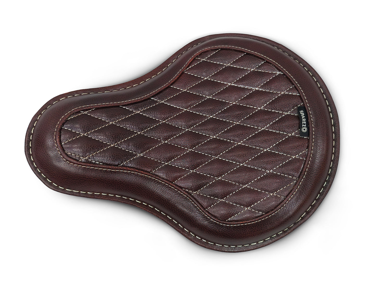 For Royal Enfield Classic 650 Genuine Leather Front Rider Seat Antique Brown