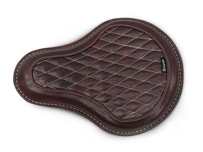 For Royal Enfield Classic 650 Genuine Leather Front Rider Seat Antique Brown