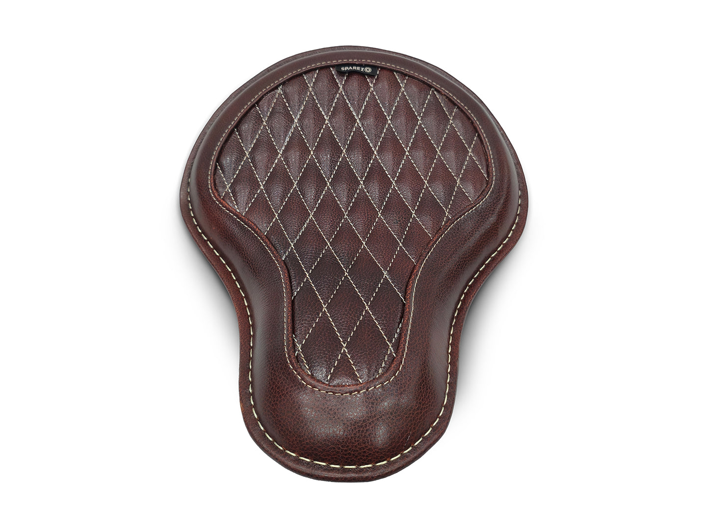 For Royal Enfield Classic 650 Genuine Leather Front Rider Seat Antique Brown