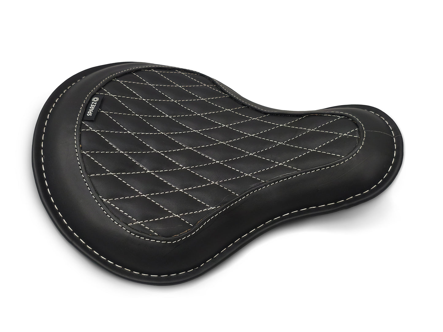 For Royal Enfield Classic 650 Genuine Leather Front Rider Seat Black Color