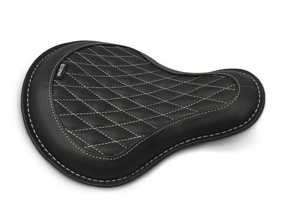 For Royal Enfield Classic 650 Genuine Leather Front Rider Seat Black Color