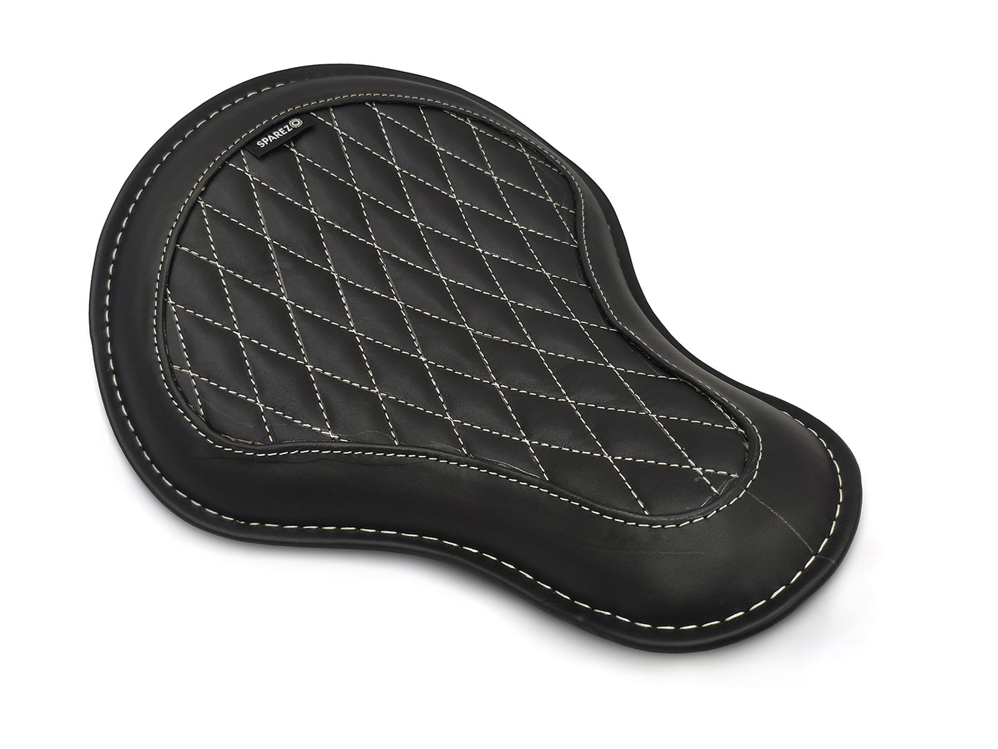 For Royal Enfield Classic 650 Genuine Leather Front Rider Seat Black Color