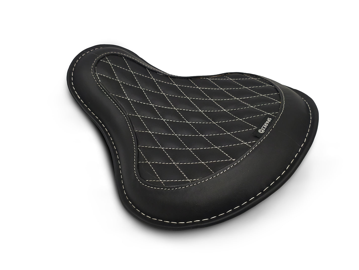 For Royal Enfield Classic 650 Genuine Leather Front Rider Seat Black Color