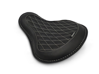 For Royal Enfield Classic 650 Genuine Leather Front Rider Seat Black Color