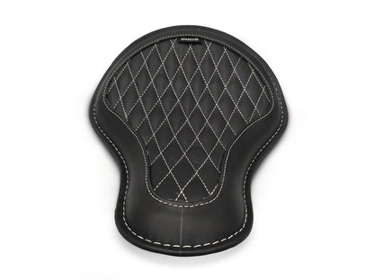 For Royal Enfield Classic 650 Genuine Leather Front Rider Seat Black Color