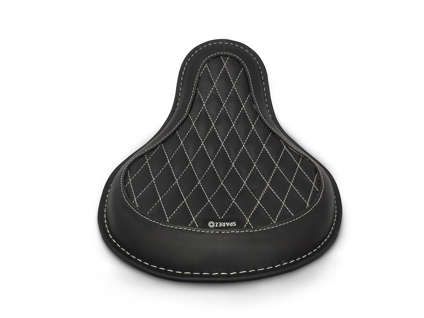 For Royal Enfield Classic 650 Genuine Leather Front Rider Seat Black Color