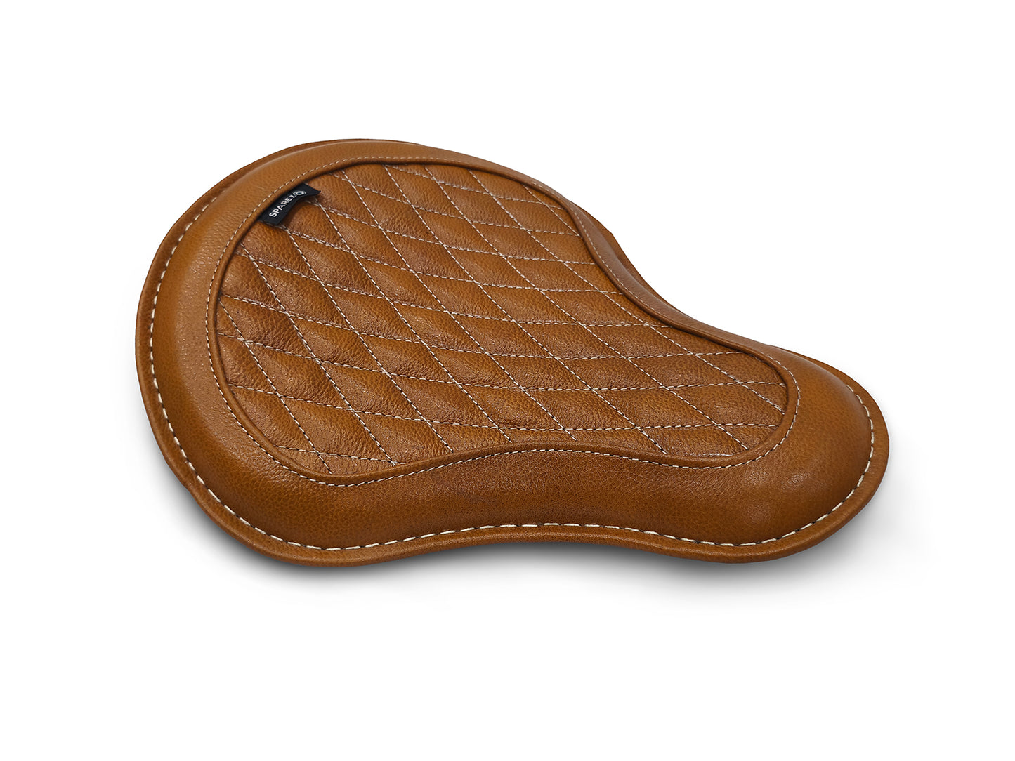 For Royal Enfield Classic 650 Genuine Leather Front Rider Seat Tan Color
