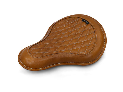 For Royal Enfield Classic 650 Genuine Leather Front Rider Seat Tan Color