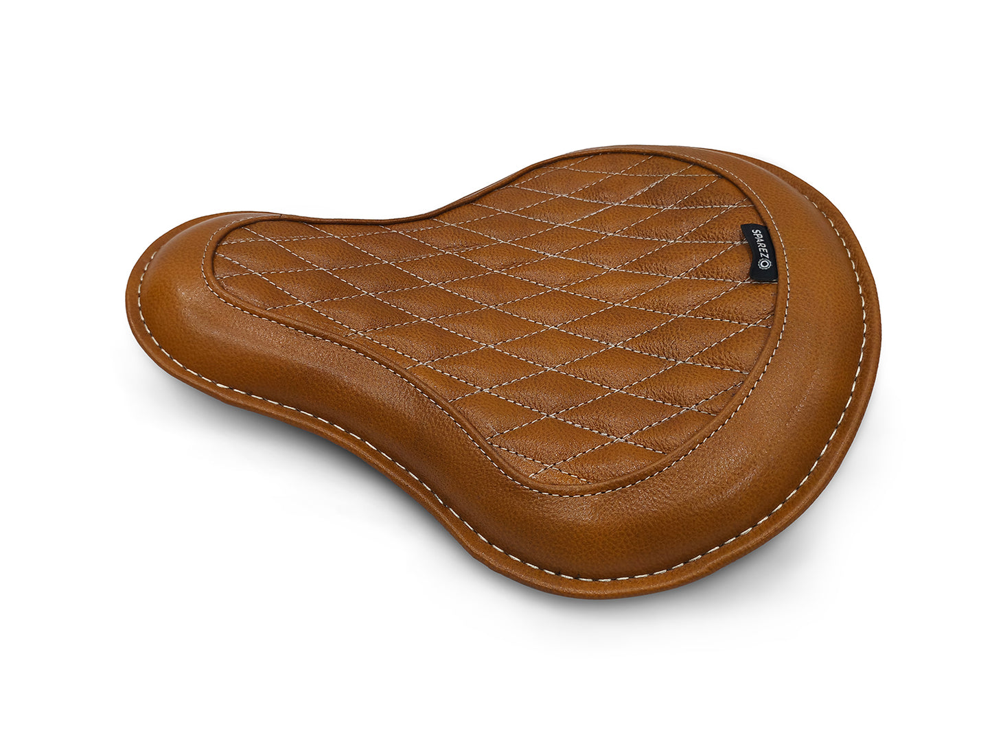 For Royal Enfield Classic 650 Genuine Leather Front Rider Seat Tan Color