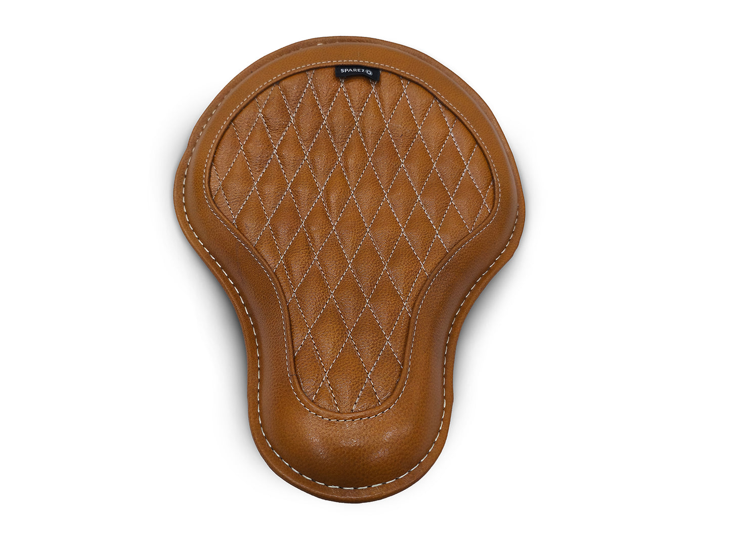 For Royal Enfield Classic 650 Genuine Leather Front Rider Seat Tan Color