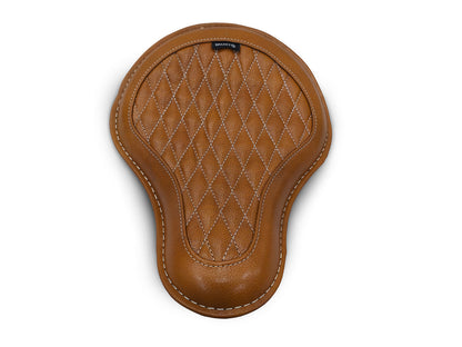 For Royal Enfield Classic 650 Genuine Leather Front Rider Seat Tan Color