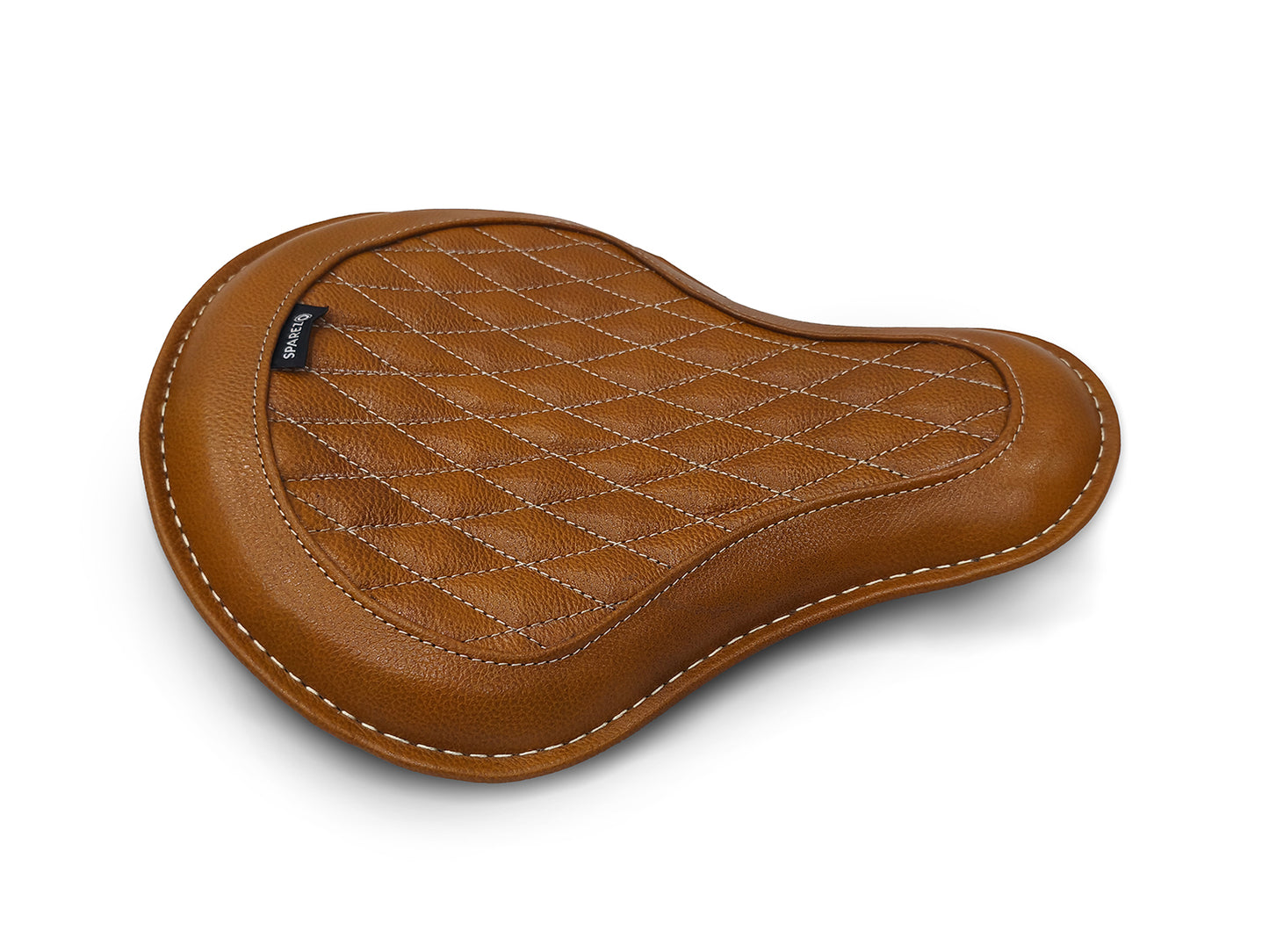 For Royal Enfield Classic 650 Genuine Leather Front Rider Seat Tan Color