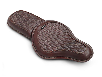 For Royal Enfield Classic 650 Genuine Leather Front & Rear Seat Antique Brown