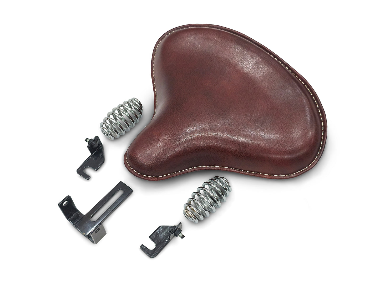 For Royal Enfield Classic 650 Front Rider American Type Solo Seat Antique Brown