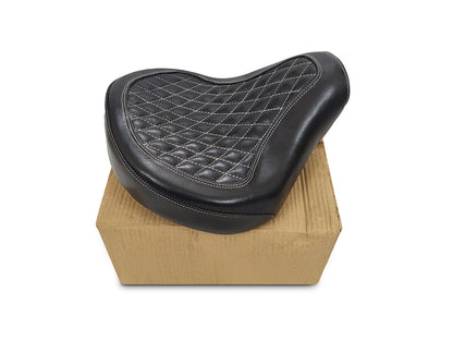 For Royal Enfield Classic 650 Genuine Leather Front Rider Seat Black Color