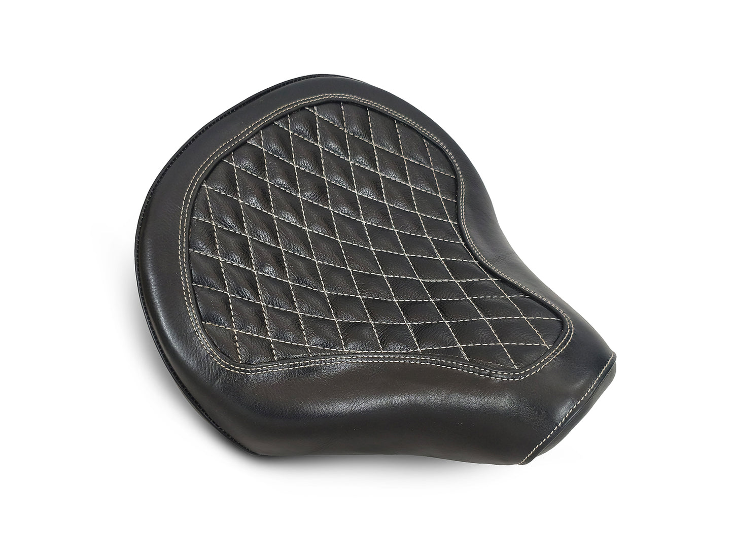 For Royal Enfield Classic 650 Genuine Leather Front Rider Seat Black Color