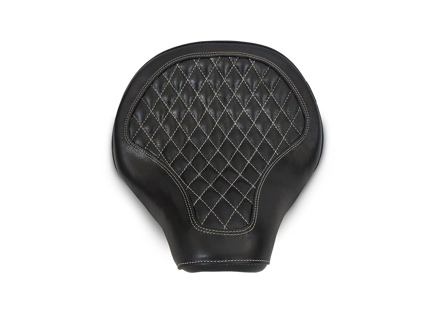 For Royal Enfield Classic 650 Genuine Leather Front Rider Seat Black Color