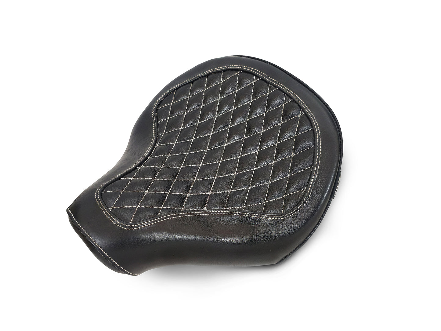 For Royal Enfield Classic 650 Genuine Leather Front Rider Seat Black Color