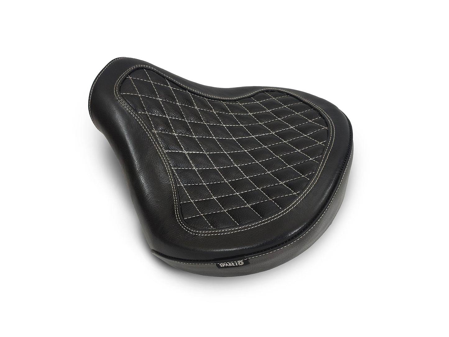 For Royal Enfield Classic 650 Genuine Leather Front Rider Seat Black Color