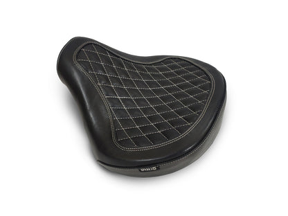 For Royal Enfield Classic 650 Genuine Leather Front Rider Seat Black Color