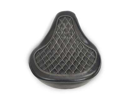 For Royal Enfield Classic 650 Genuine Leather Front Rider Seat Black Color