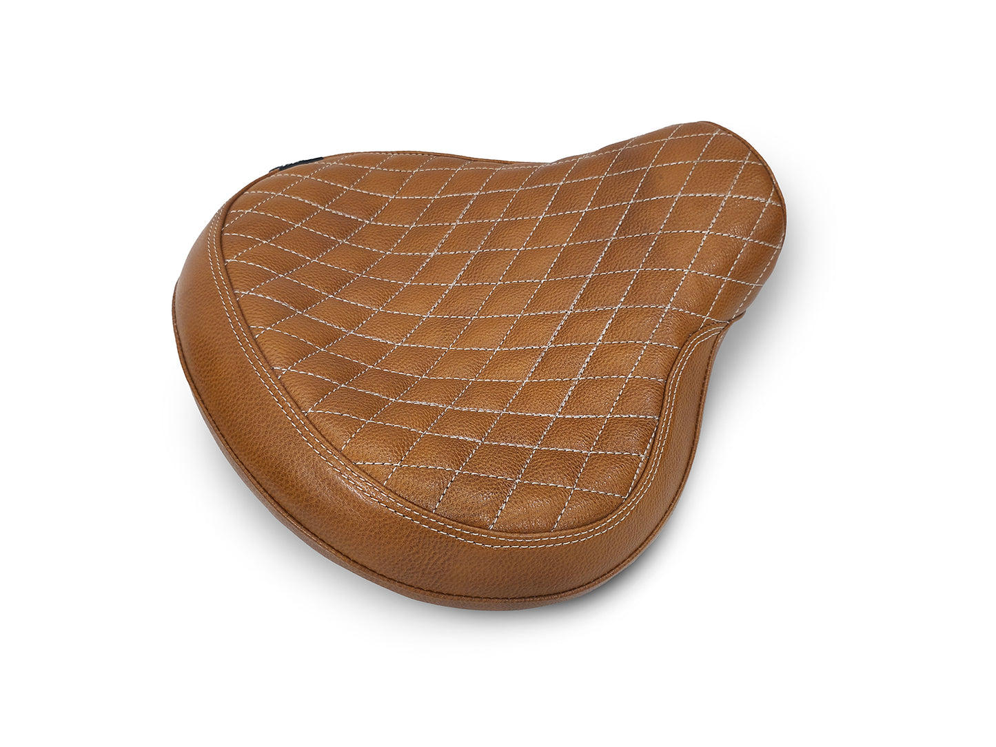 For Royal Enfield Classic 650 Genuine Leather Front Rider Seat Tan Color