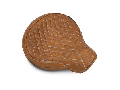 For Royal Enfield Classic 650 Genuine Leather Front Rider Seat Tan Color