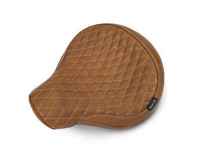 For Royal Enfield Classic 650 Genuine Leather Front Rider Seat Tan Color