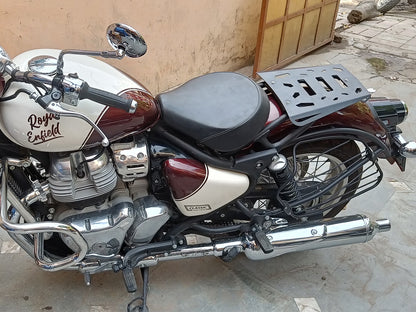 Fit For Royal Enfield Classic 650 Vermillion Solo Rack / Plate Black