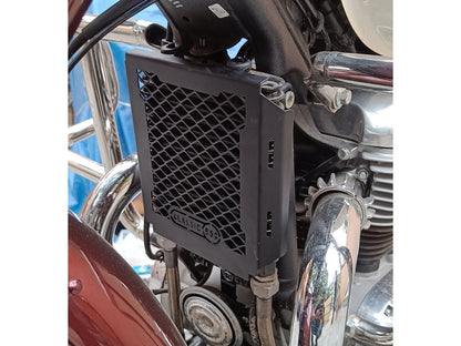 For Royal Enfield Classic 650 Stainless Steel Radiator Guard Black
