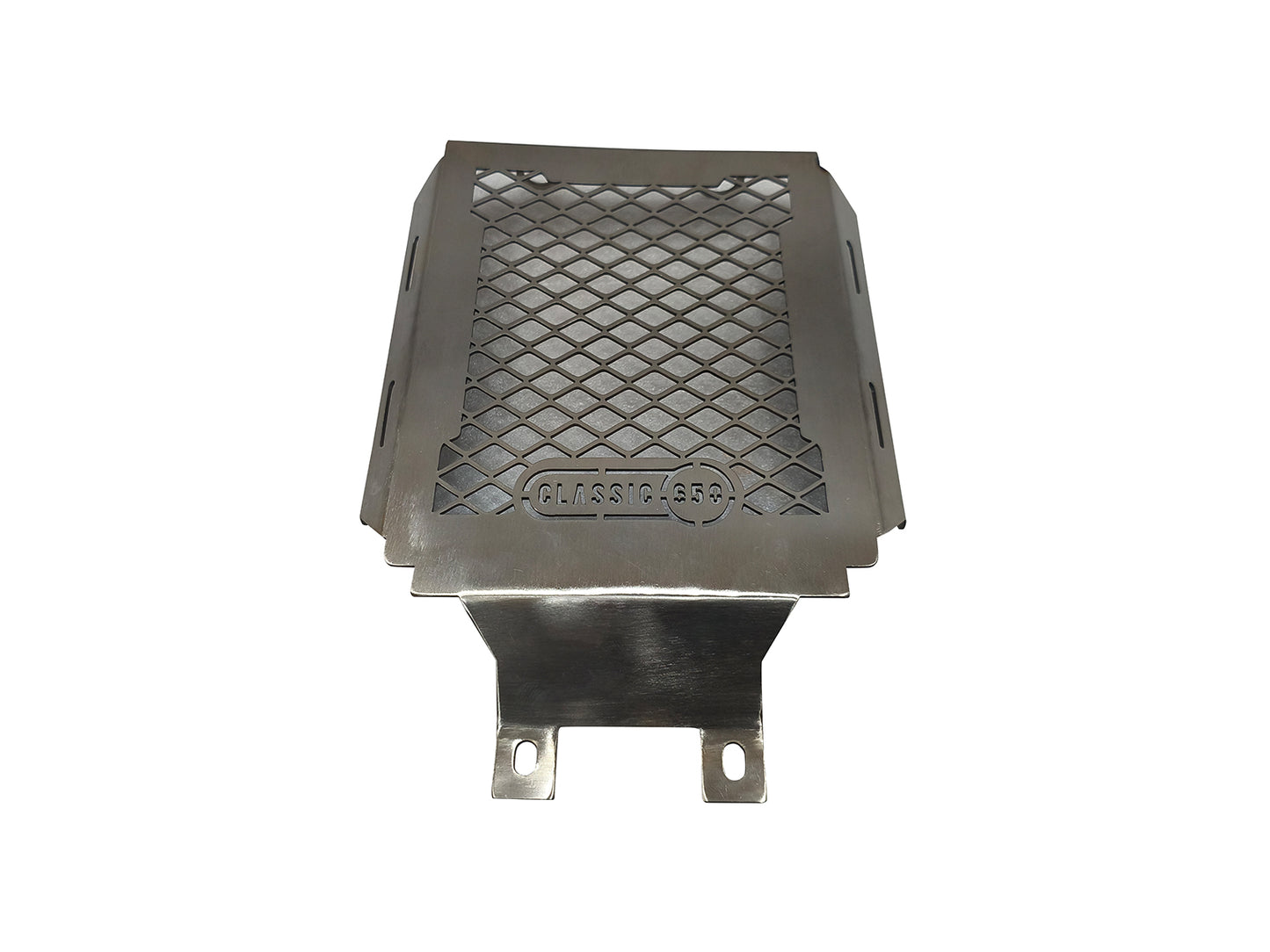 For Royal Enfield Classic 650 Stainless Steel Radiator Guard Silver