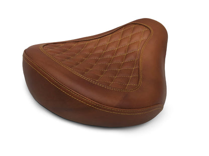 Fit For Royal Enfield Shotgun 650 Genuine Leather Front Rider Seat Brown D1