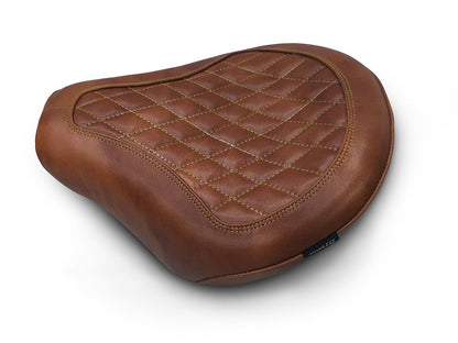 Fit For Royal Enfield Shotgun 650 Genuine Leather Front Rider Seat Brown D2