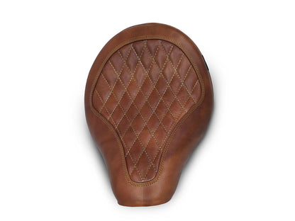 Fit For Royal Enfield Shotgun 650 Genuine Leather Front Rider Seat Brown D2