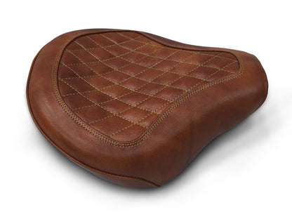Fit For Royal Enfield Shotgun 650 Genuine Leather Front Rider Seat Brown D2