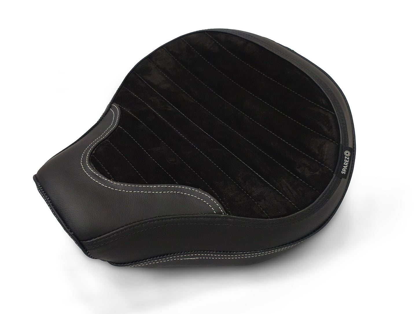Fit For Royal Enfield Shotgun 650 Genuine Leather Front Rider Seat Black D3