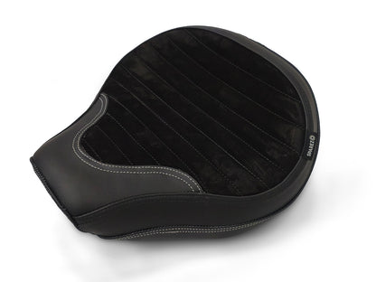 Fit For Royal Enfield Shotgun 650 Genuine Leather Front Rider Seat Black D3