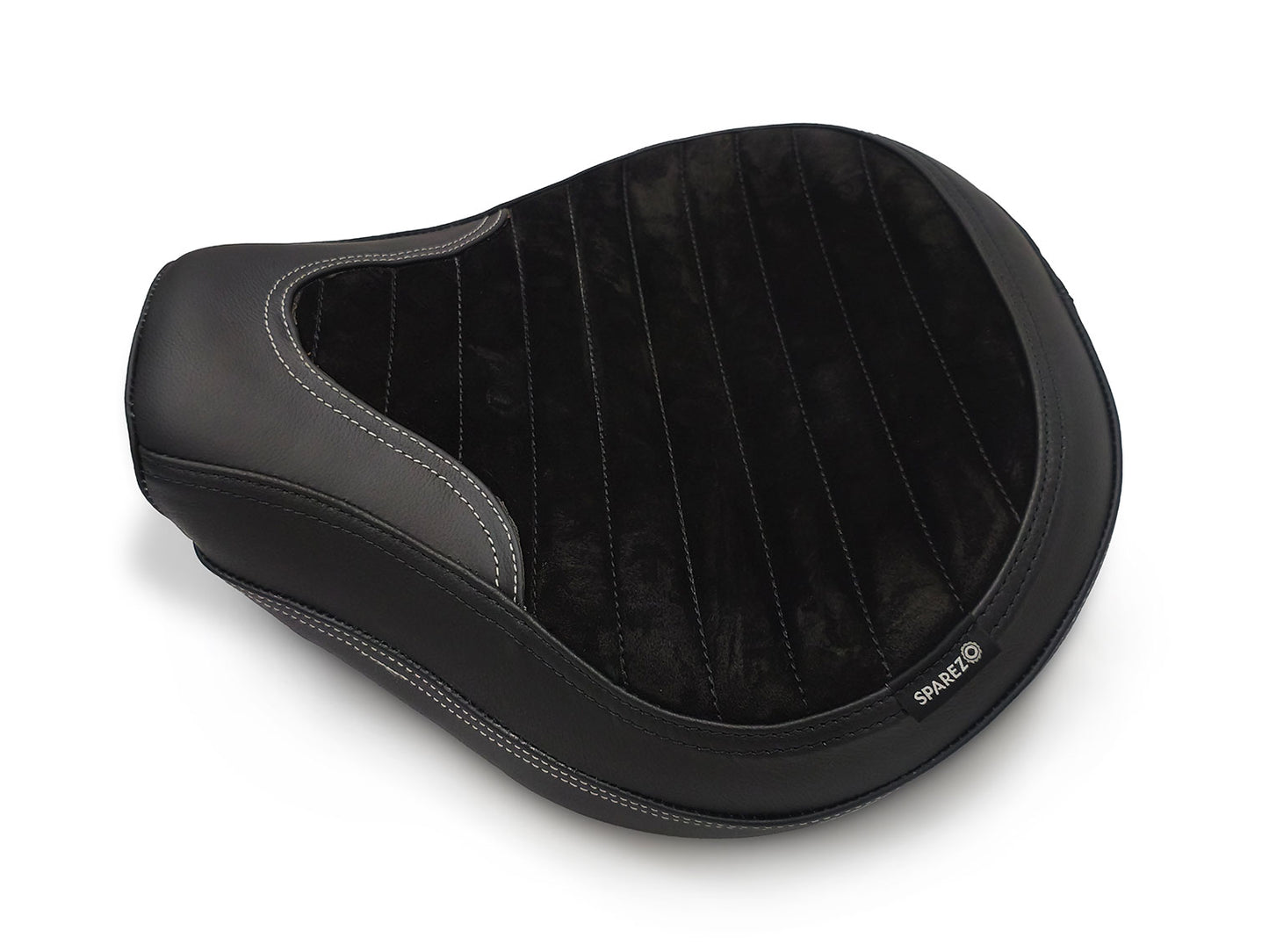 Fit For Royal Enfield Shotgun 650 Genuine Leather Front Rider Seat Black D3