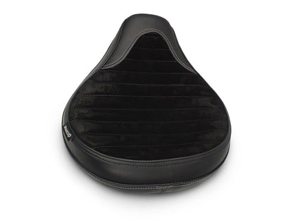 Fit For Royal Enfield Shotgun 650 Genuine Leather Front Rider Seat Black D3