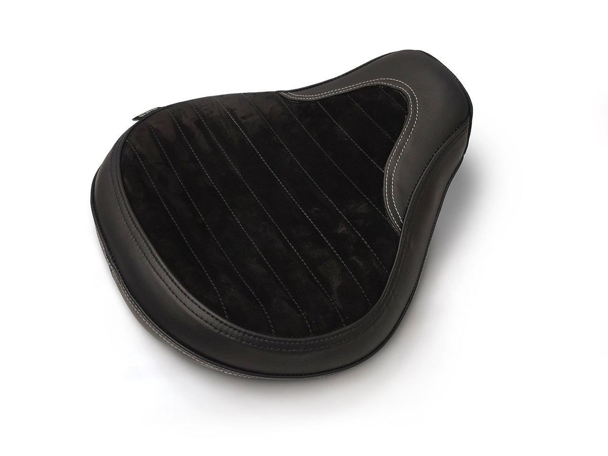 Fit For Royal Enfield Shotgun 650 Genuine Leather Front Rider Seat Black D3