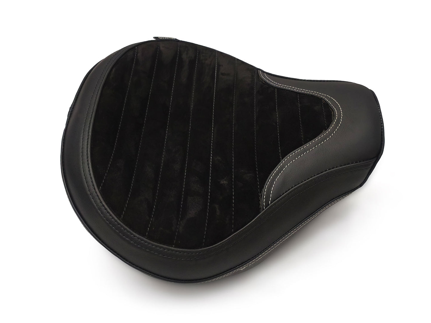 Fit For Royal Enfield Shotgun 650 Genuine Leather Front Rider Seat Black D3