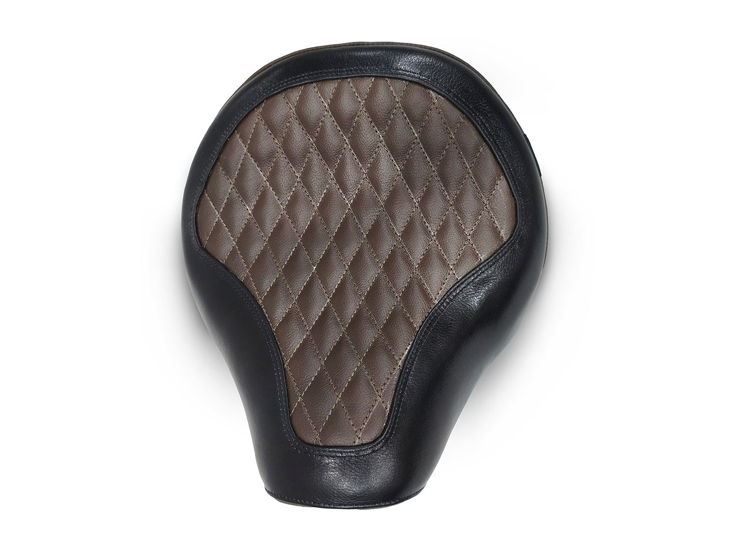 For Royal Enfield Shotgun 650 Genuine Leather Front Rider Seat Black & Brown D5