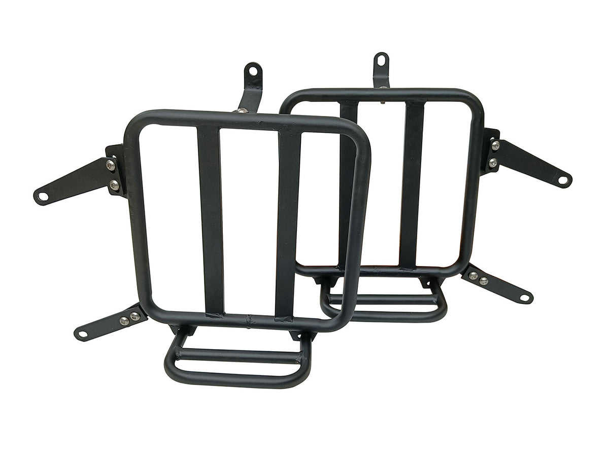 For Royal Enfield Shotgun 650 Genuine Leather Pannier Bags & Mounting D29